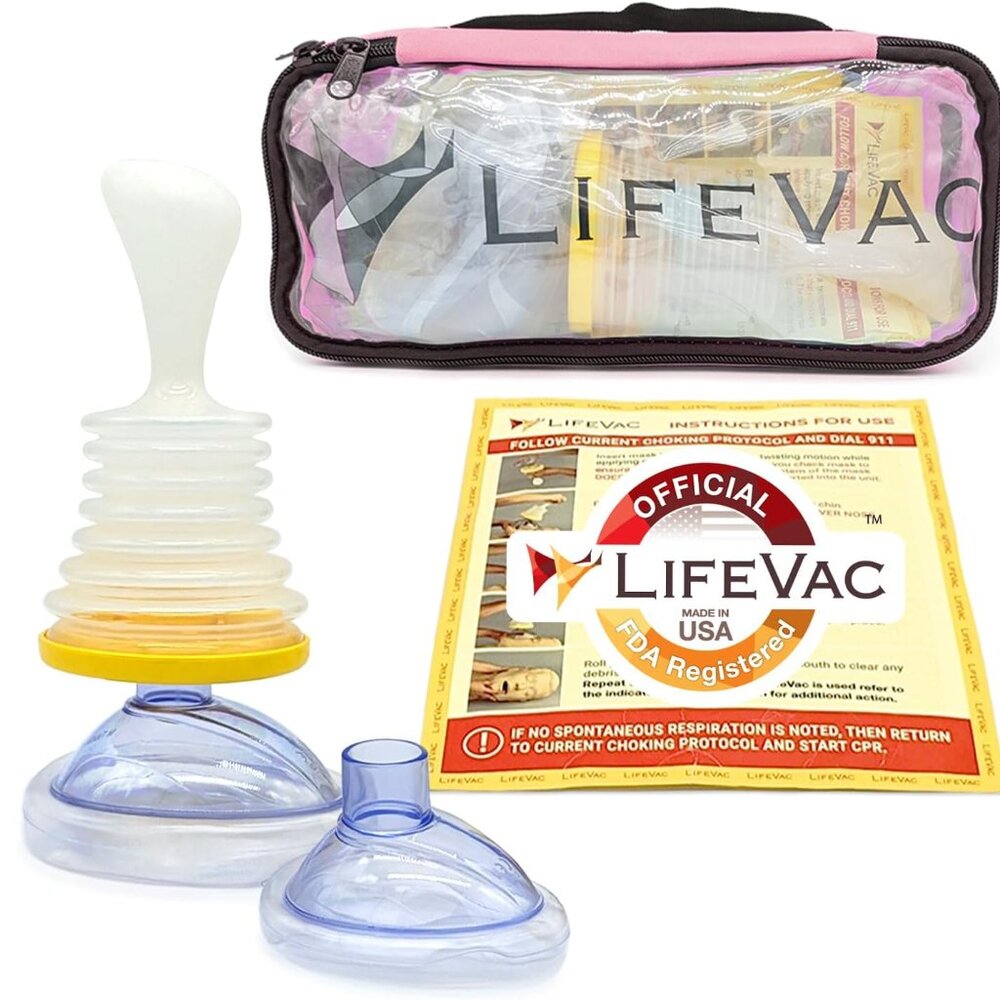 LifeVac Pink Travel Kit & SEALED & NWT